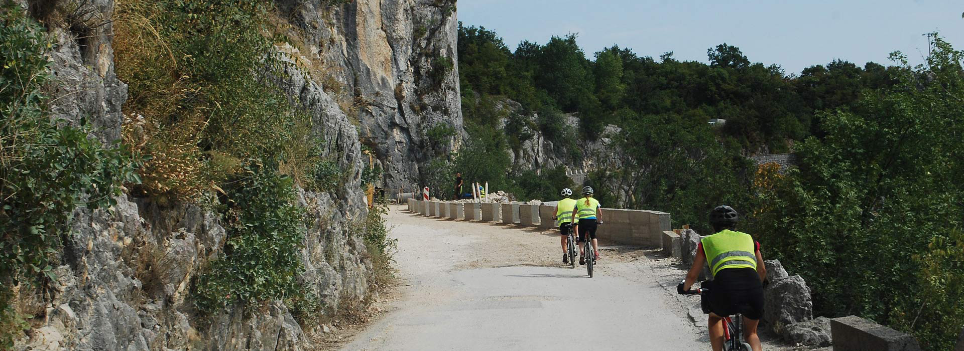 Cycling Balkans guided holiday - Road to Ostrog Monastery